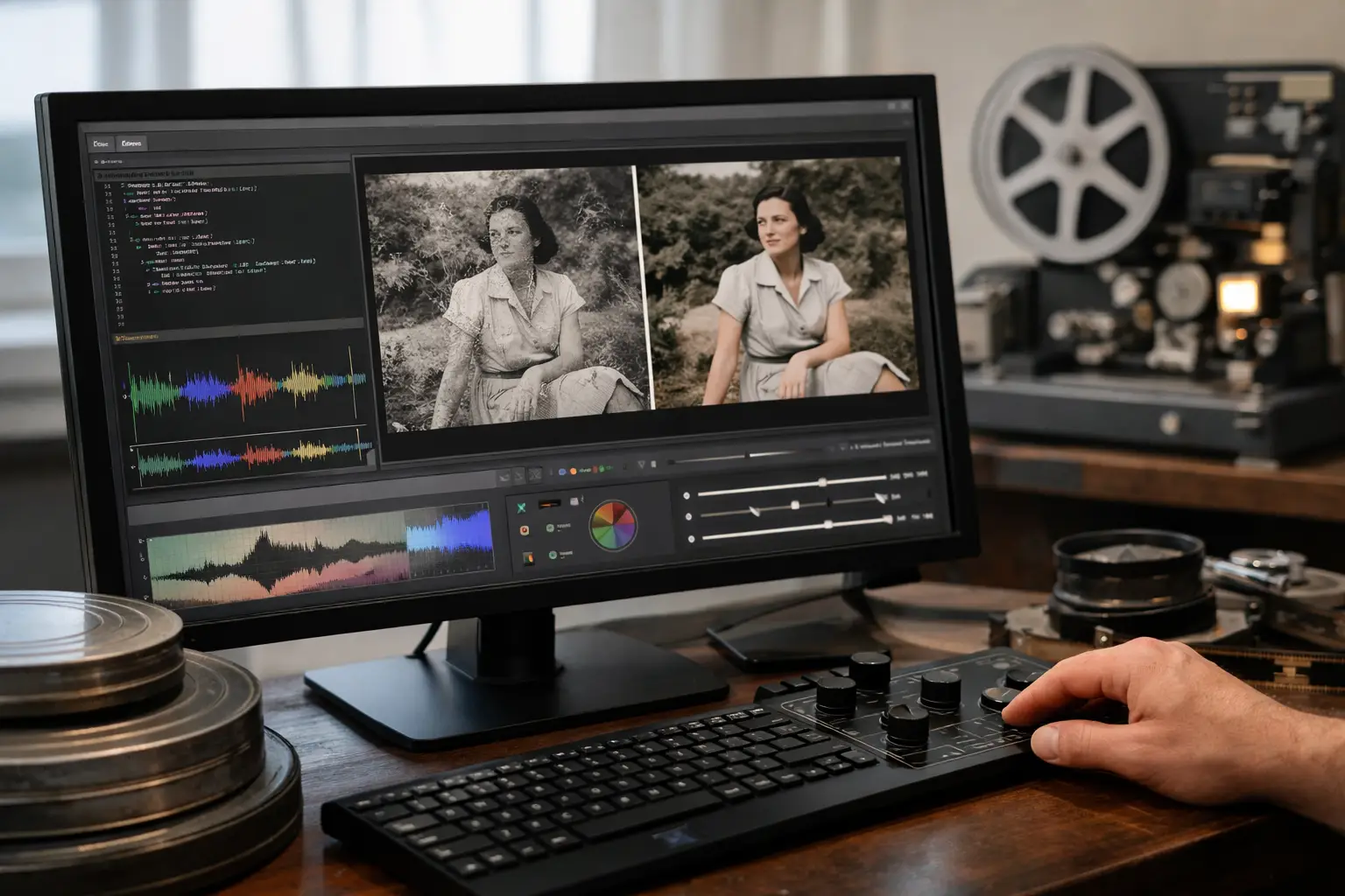 Custom AviSynth Filter Editor for Film Restoration