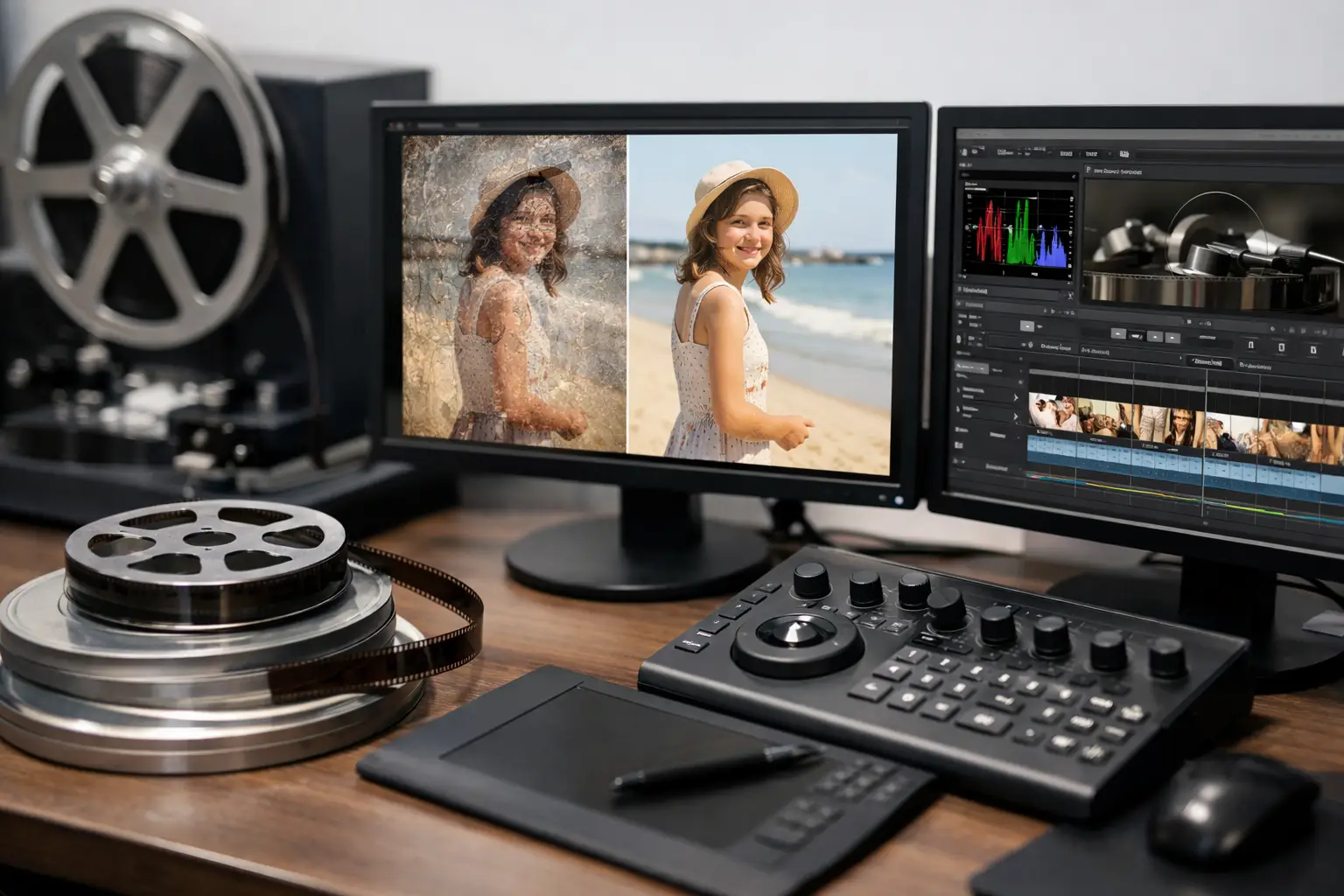 Film Restoration Software for Scanned Reels