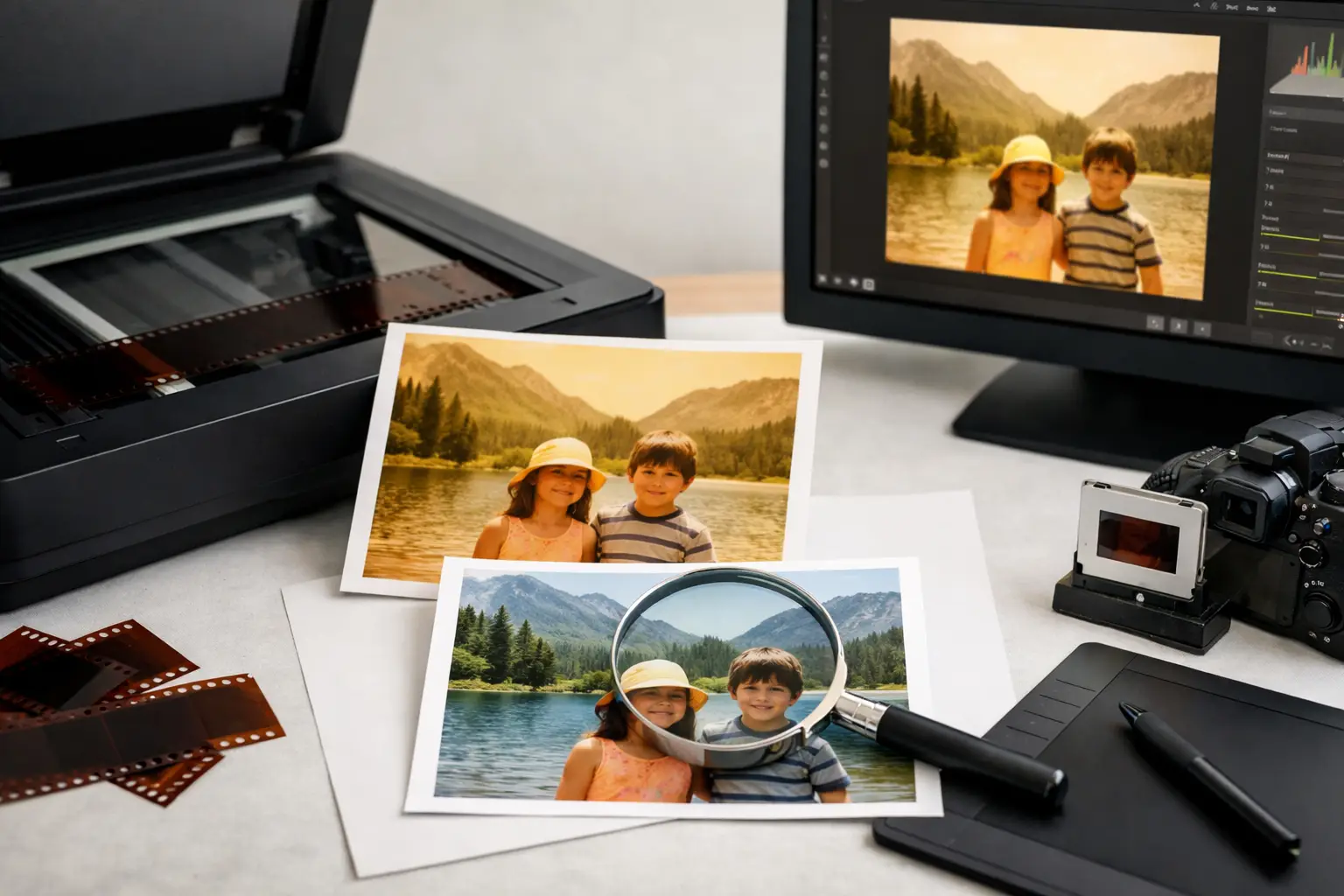 How to Fix Color Cast in Scans of Old Film