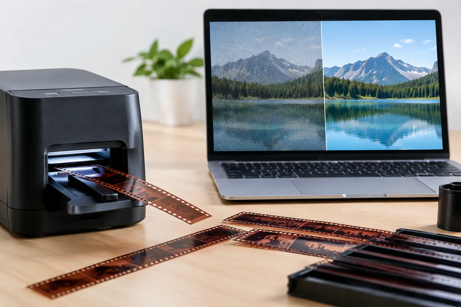 How to Remove Film Scanner Noise Without Softness