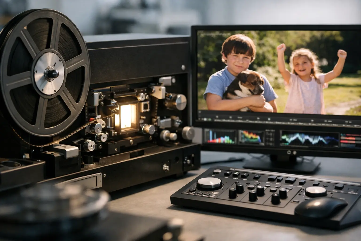 Super 8 Telecine Cleanup for Better Film Scans