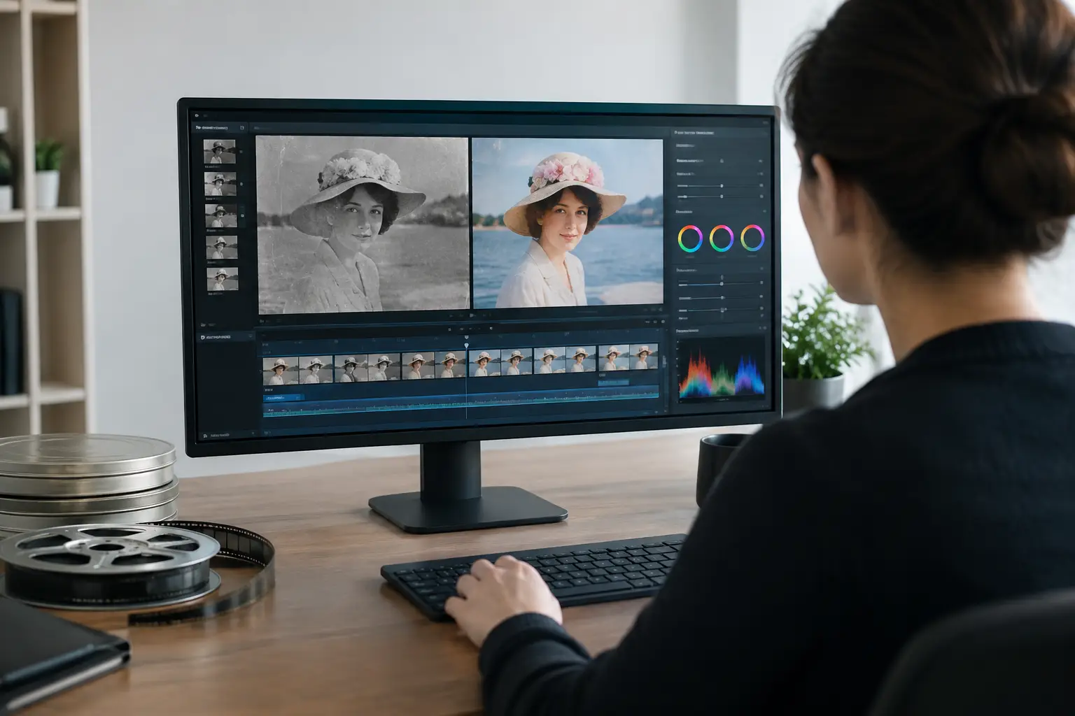 A Video Restoration Interface Built for Film