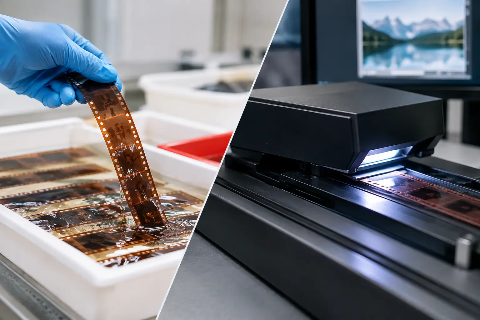 Wet Gate Versus Dry Scanning for Film Archives