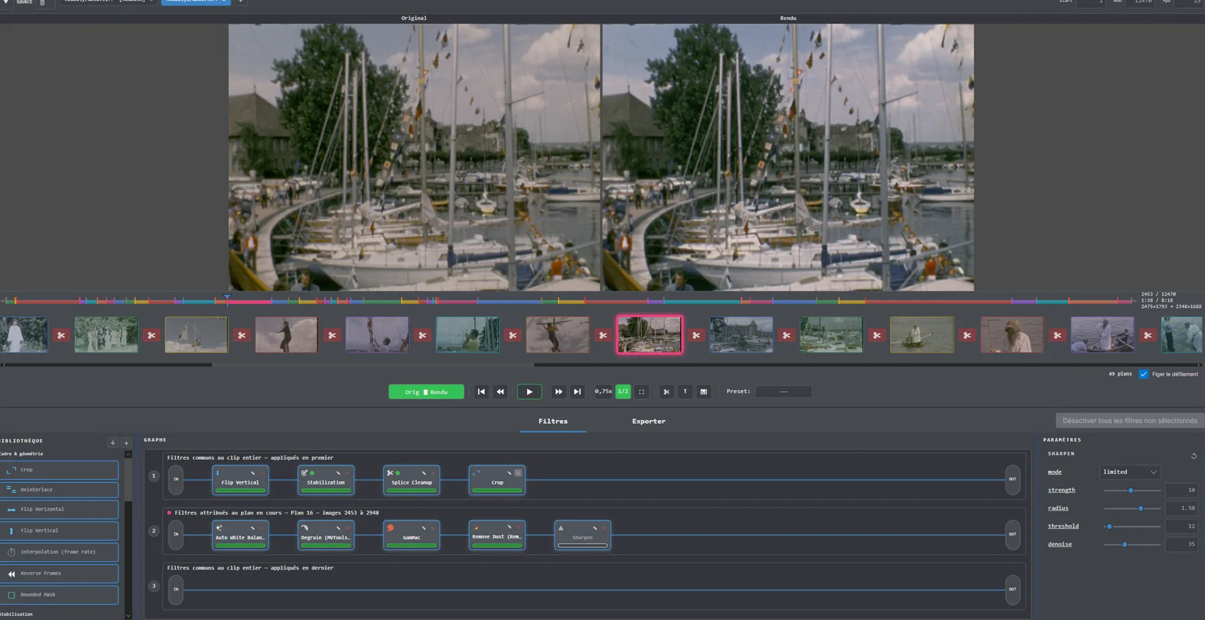 AvyScan Lab — montage par plans